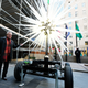Daniel Libeskind beaming next to the “Swarovski Star”